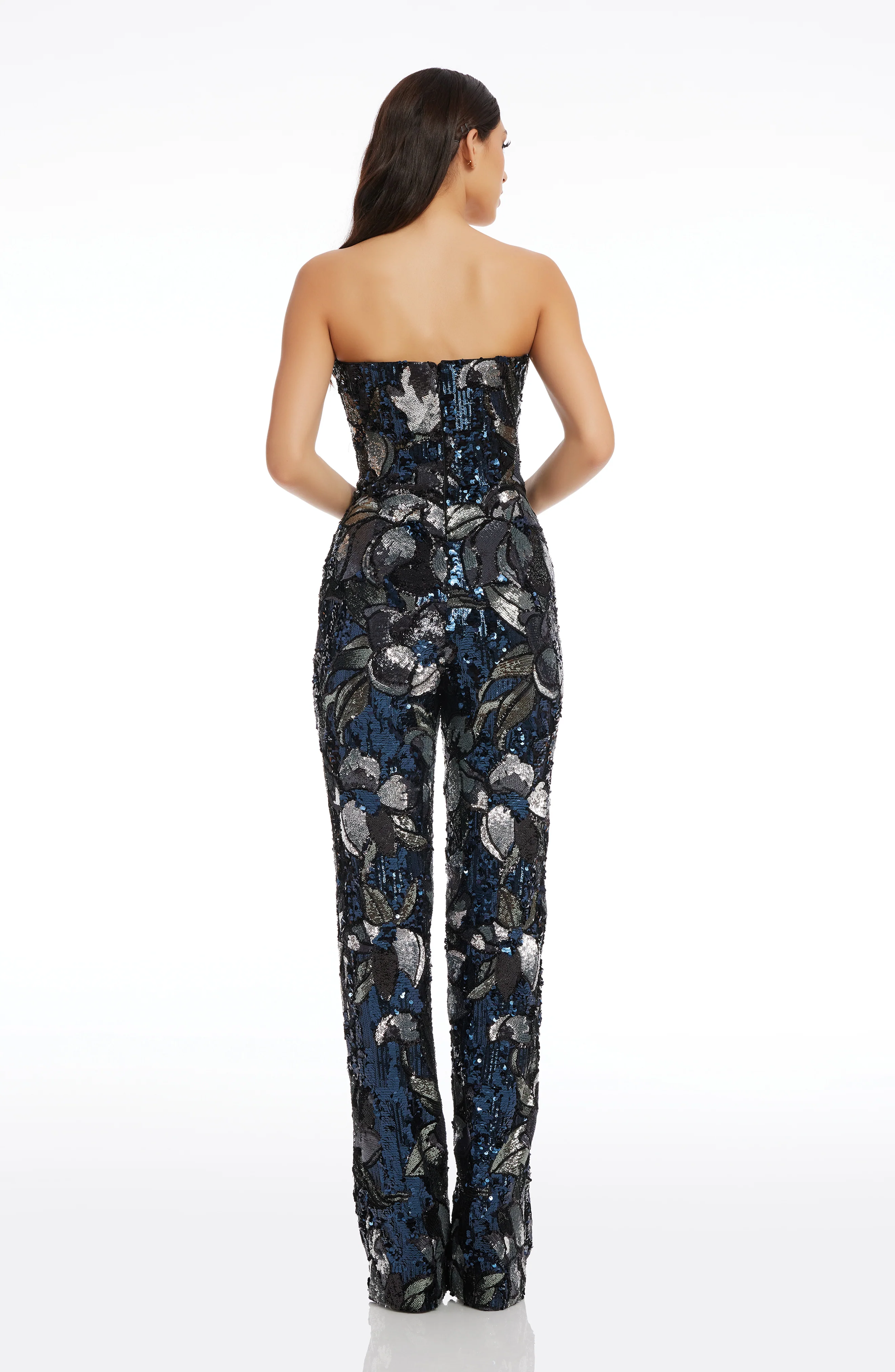 Andy Floral Sequin Jumpsuit - Image 3