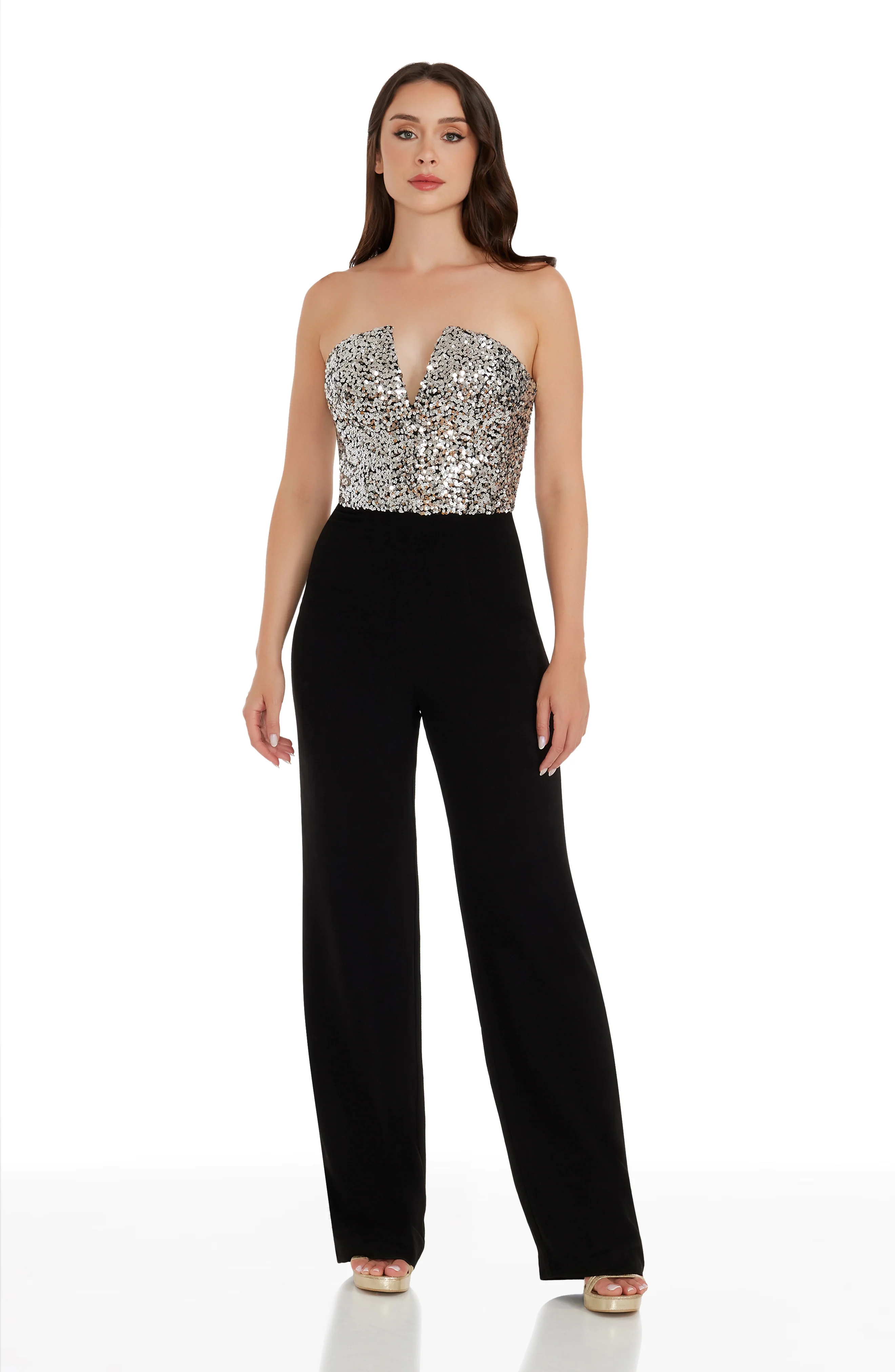 Fernanda Sequin Top Jumpsuit - Image 3