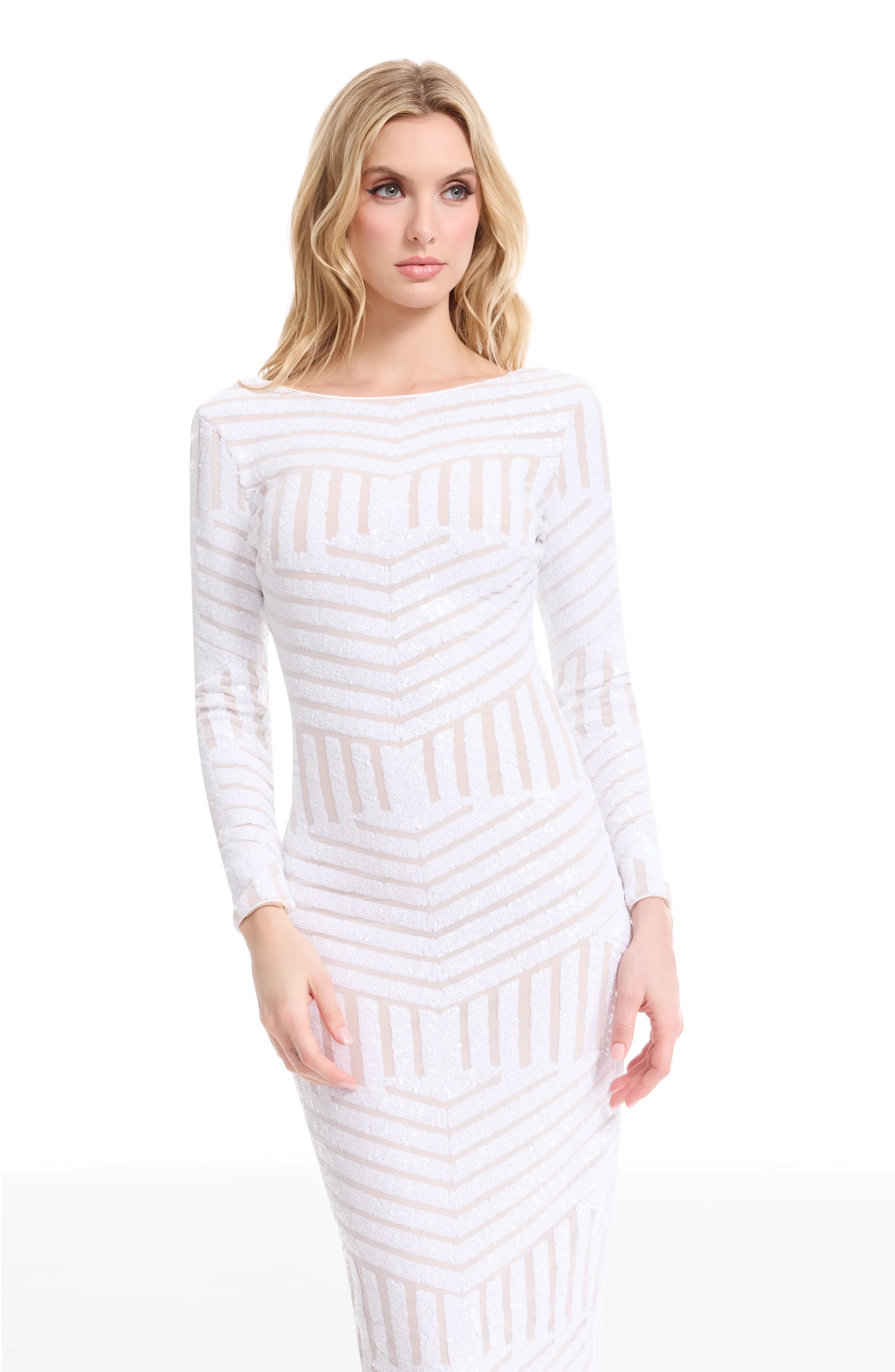 Emery Sequin Placement Dress - Image 14